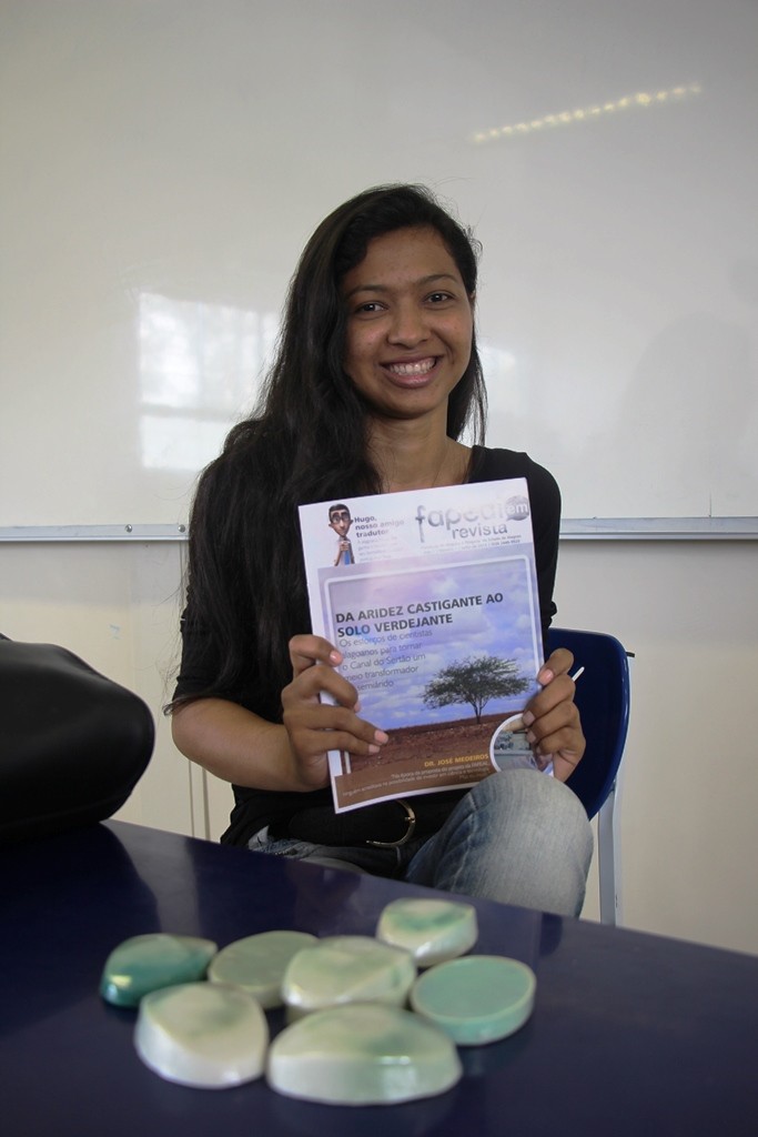 Professora Talma Siqueira, ex-bolsista do Pibic Jr. Fapeal Pibic Jr.